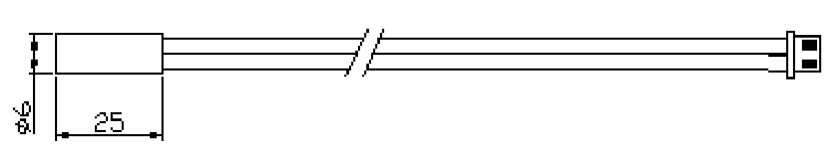 سنسور الحرارة أسطواني، MJZT